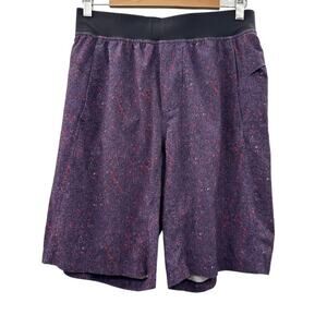 Lululemon Core Purple, Red & Black Athletic Training Shorts Size‎ M